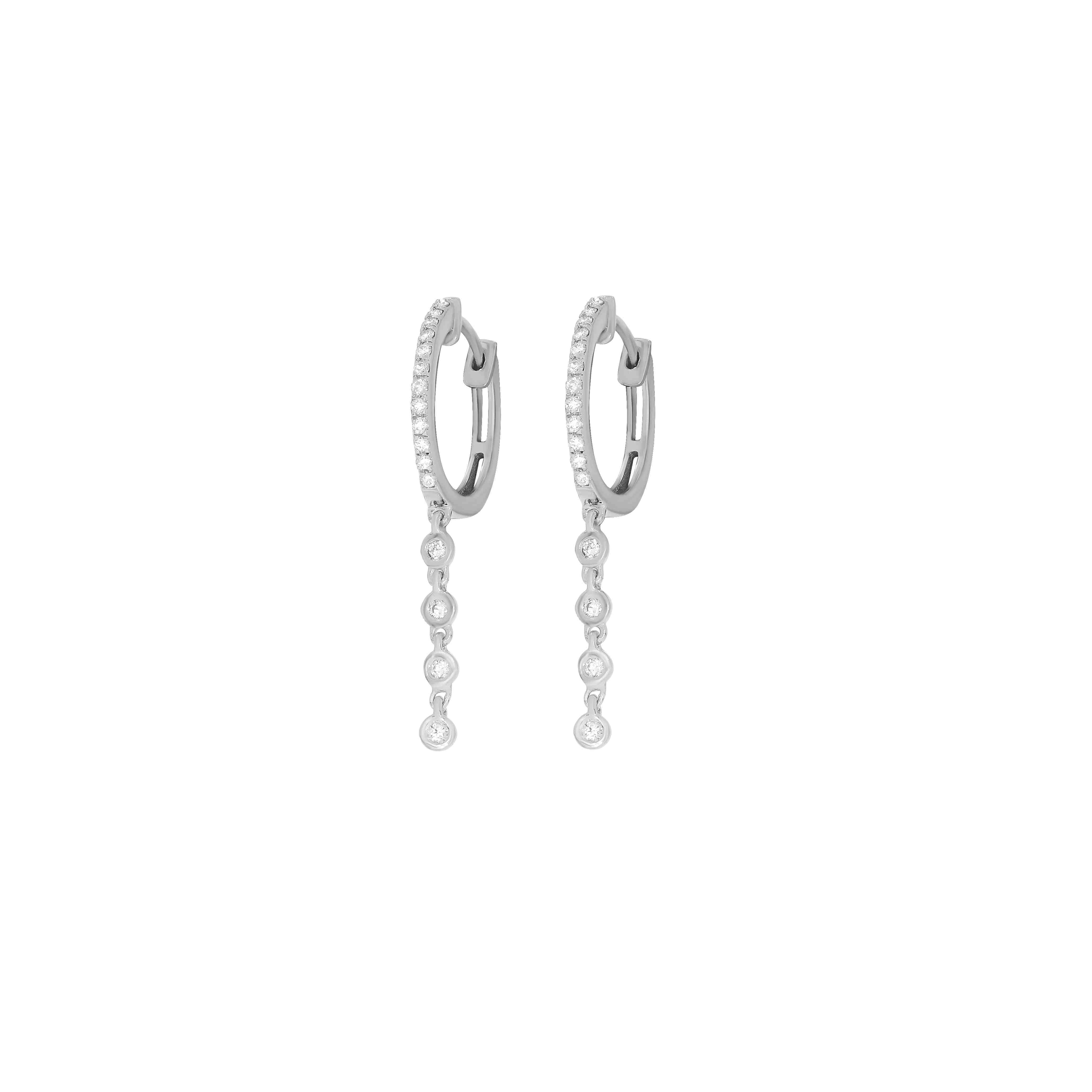 Dangling Hoop Earrings ER21828A